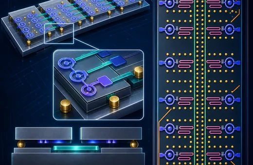 Figure-derived thumbnail for Entanglement Across Separate Silicon Dies in a Modular Superconducting Qubit Device