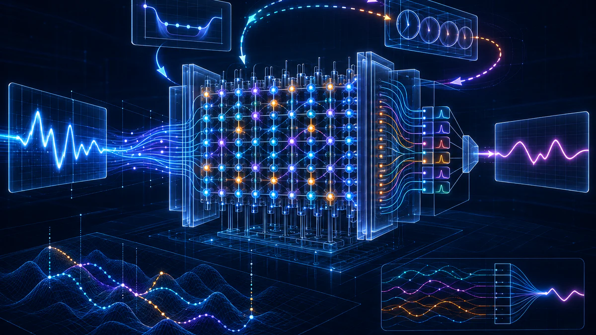 Figure-derived visual banner for Temporal information processing on a 4,500-qubit quantum annealer